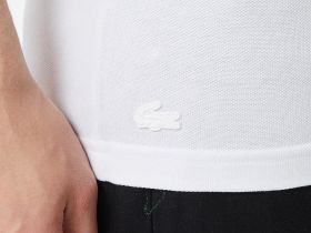 Мужское поло Lacoste приталенного кроя