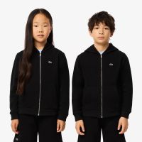 Детская флисовая толстовка Lacoste на молнии с капюшоном