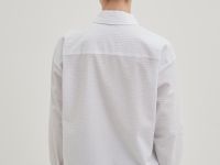 Блузка из хлопка свободного силуэта