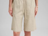 Свободные шорты со льном