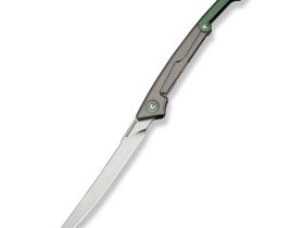 Складной нож CIVIVI Shawka, сталь 14C28N, рукоять алюминий, зеленый/серый
