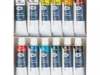 Набор масла Гамма "Студия" "Юбилейная", 12 цветов, туба 18 мл, картон.упак.