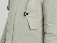 Полупальто утепленное с капюшоном