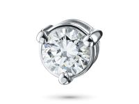 Классическая подвеска из белого золота с бриллиантом э0901пд02151200