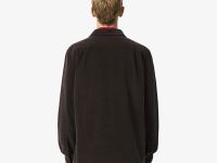 Мужская хлопковая велюровая рубашка Lacoste стандартного кроя