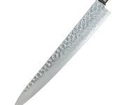 Нож Слайсер (для тонкой нарезки) 240 мм, Sakai Takayuki, сталь VG-10 Damascus 17 слоев, рукоять махагон