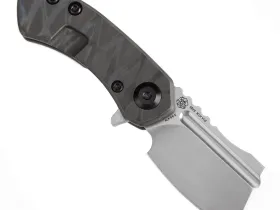 Складной нож Kansept Mini Korvid, сталь S35VN, рукоять Tiger Stripe Flamed Titanium