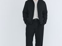 Утеплённая куртка с воротником-стойкой, Черный