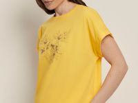 Футболка свободного силуэта с принтом