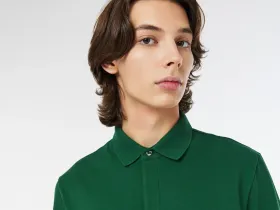 Мужское поло Lacoste с длинными рукавами