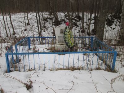 Братская могила двух советских летчиков, погибших в 1942 г. в боях с гитлеровцами