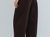 Брюки О-силуэта, Коричневый