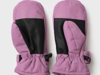Варежки текстильные для девочек