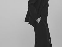 Прямая юбка макси, Черный