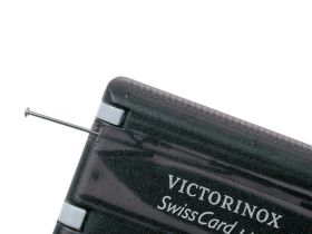 Швейцарская карта Victorinox SwissCard Lite, сталь X50CrMoV15, рукоять ABS-Пластик, черный