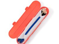 Набор кистей синтетика MIYA "Little Bird" 10 шт, коралловые