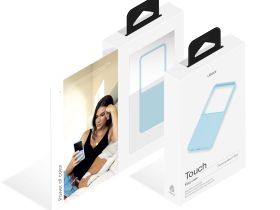 Чехол uBear Touch Mag для Galaxy Z Flip8 голубой