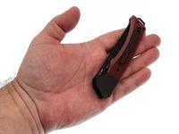 Складной автоматический нож Viking Nordway KA221-2, сталь D2, рукоять G10, красный