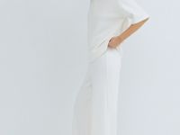 Брюки свободного кроя, Бежевый