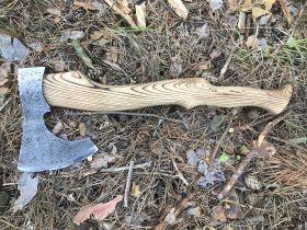 Кованый топор модель №2, сталь ХВГ, Мастерская Ваулина