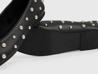 Балетки с заклёпками, Черный