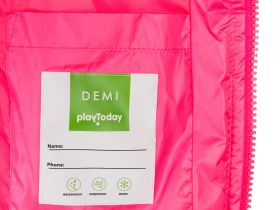 Жилет текстильный с полиуретановым покрытием для девочек