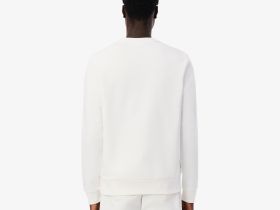 Мужской флисовый свитшот Lacoste классического кроя