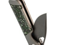 Складной нож Kizer Mini Militaw, сталь S45VN, рукоять титан/карбон