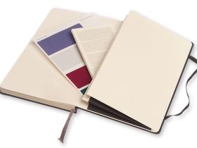 Записная книжка в линейку Moleskine "Professional" Large, 130х210 мм 240 стр, обложка черная