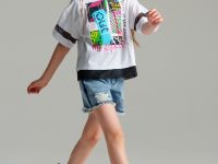 Шорты текстильные джинсовые для девочек