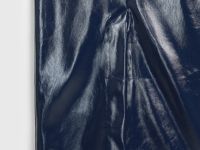 Юбка миди из искусственной кожи, Синий