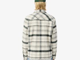 Мужская фланелевая рубашка-куртка Lacoste