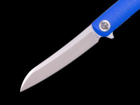 Складной нож Dr.Tech W4224SBL, сталь D2, рукоять G10, синий