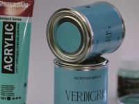 Свеча ароматическая ИСТОРИЯ ЦВЕТА "Вердигрис", 250 мл