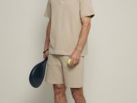 Поло из хлопка свободного силуэта