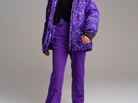 Куртка текстильная с полиуретановым покрытием для девочек