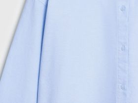 Рубашка из хлопка оксфорд, Голубой