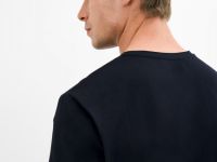 Базовая футболка из хлопка, Черный