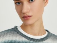 Джемпер прямого кроя с шерстью