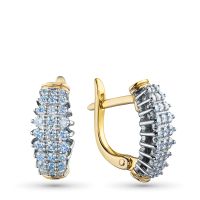 Серьги из комбинированного золота э4812сг04210658