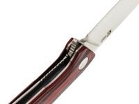 Нож складной Амур, сталь AUS10, рукоять G-10 черно-красная