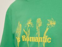 Футболка свободного силуэта с принтом