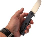 Складной нож Petrified Fish Loco PFB02BS, сталь D2, рукоять G10 синий