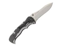 Полуавтоматический складной нож My Tighe, CRKT 1090, сталь 1. 4116 (X50CrMoV 15), рукоять сталь/термопластик