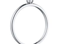 Помолвочное кольцо из белого золота с бриллиантом э0901кц04160600