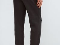 Чиносы из структурной ткани с ремнём, Серый