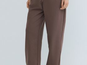 Джоггеры из мягкого трикотажа, Коричневый