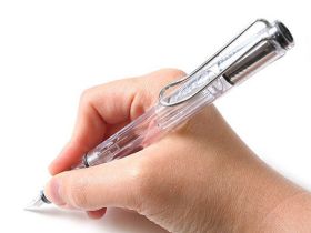 Ручка перьевая LAMY 012 vista, EF Прозрачный