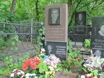 Могила - Кабанов Павел Антонович (1920-1987), Герой Советского Союза