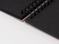 Скетчбук FALAFEL BOOKS А4 S4 Grey Black paper, 62л, 160г